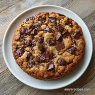 Chocolate Chip Cookie Cake in 45 Minutes