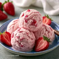 Guilt-Free Strawberry Ice Cream