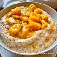 Mango Sticky Rice Oats with Coconut Milk