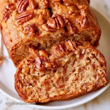 Banana Bread with Pecans in 65 Minutes Recipe Card