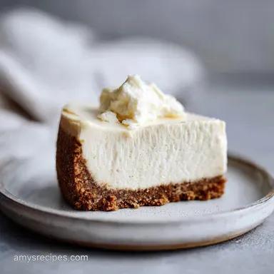 Christmas Cheesecake with Gingerbread Crumbs for 12 Servings Recipe Card