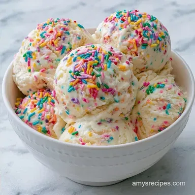 Easy Cake Batter Ice Cream in 20 Minutes