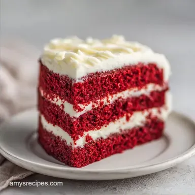 Easy Red Velvet Layer Cake in 50 Mins