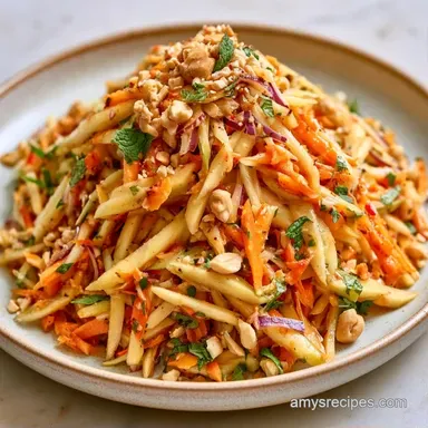 Green Mango Salad in 15 Minutes Recipe Card