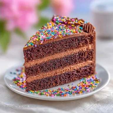 Homemade Scratch Birthday Cake: Silky