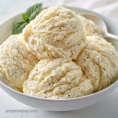Vanilla Ice Cream with Vanilla Bean Paste