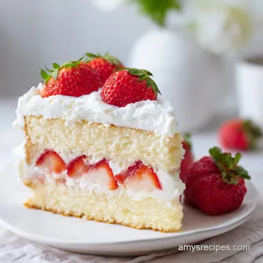 Japanese Strawberry Shortcake for 8