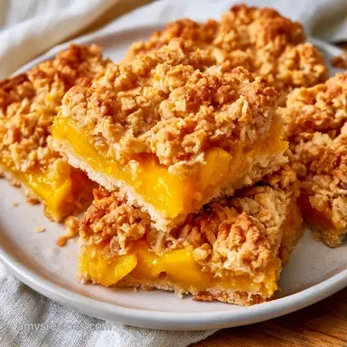Mango Crumb Bars with Shredded Coconut Recipe Card