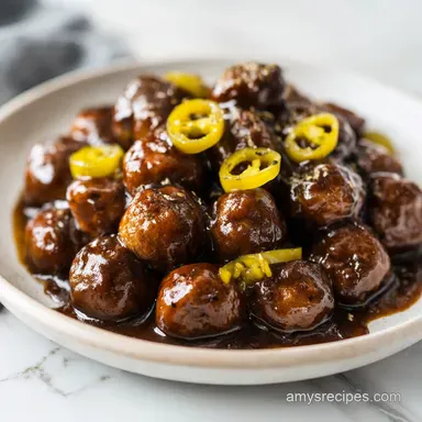 Mississippi Meatballs for 6 Servings: Savory and Slow-Cooked