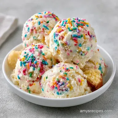 Birthday Ice Cream in 15 Minutes Recipe Card