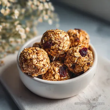Protein Energy Balls with Peanut Butter: Fudgy and Dense Recipe Card