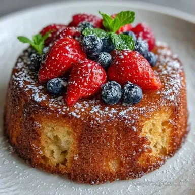 Quick Adult Birthday Cake in 45 Minutes Recipe Card