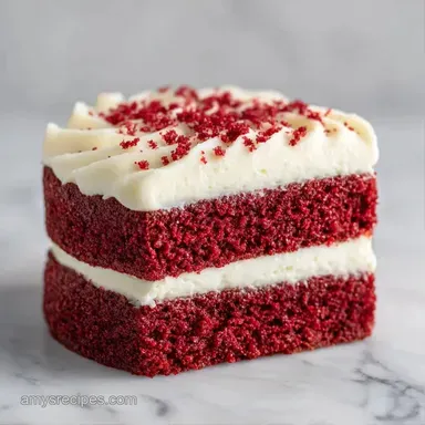 Red Velvet Cream Cheese Cake: Silky Recipe Card