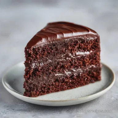Simple Chocolate Layer Cake: Fudgy Crumb