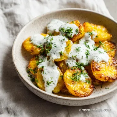 Smashed Potato Salad Recipe: Crispy Recipe Card