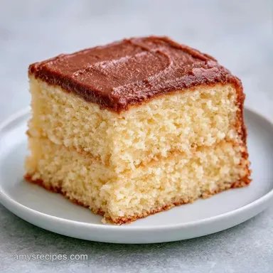 Vanilla Cake Chocolate Frosting in 1 Hour Recipe Card