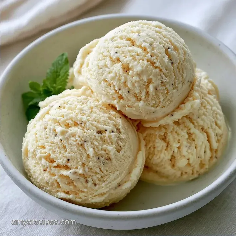 Vanilla Bean Ice Cream for Automatic Makers
