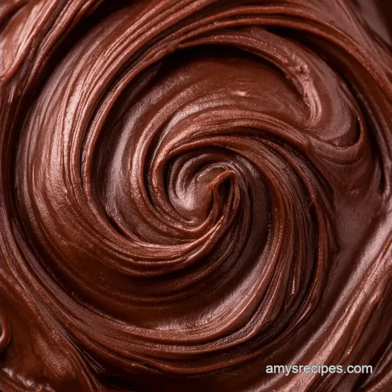 Chocolate Birthday Frosting with Melted Chocolate
