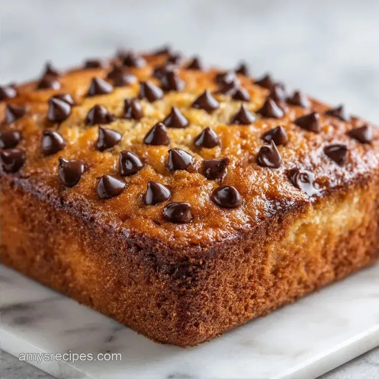 Chocolate Chip Sheet Cake: Tender and Moist