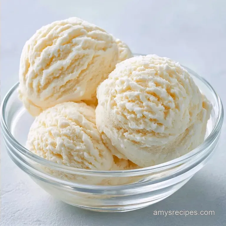 Classic Homemade Ice Cream: Rich and Creamy
