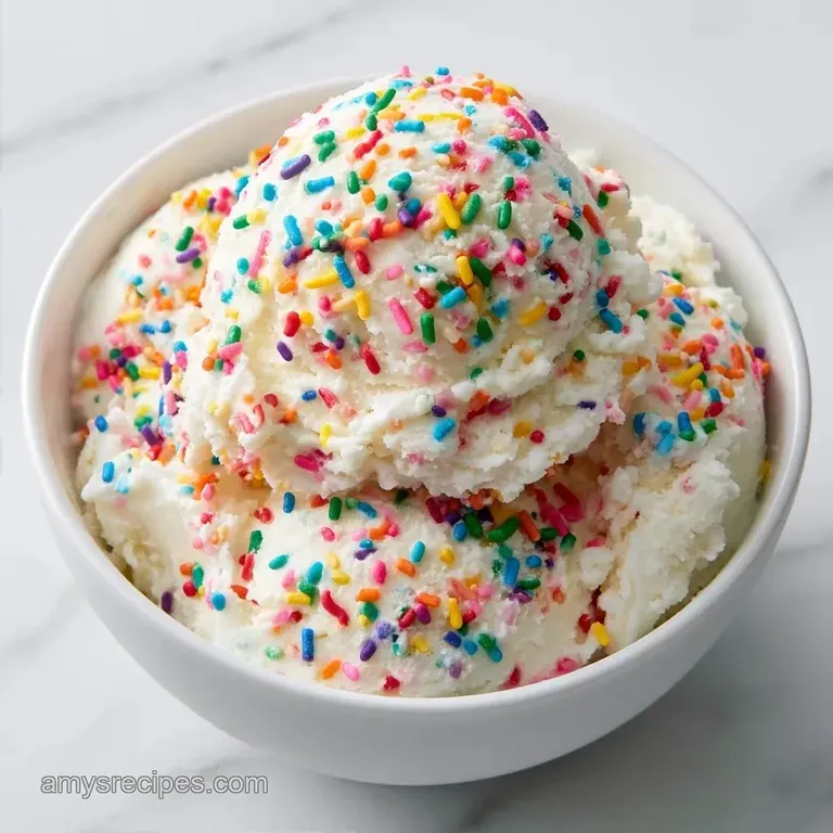 Funfetti Birthday Ice Cream: Creamy and Colorful