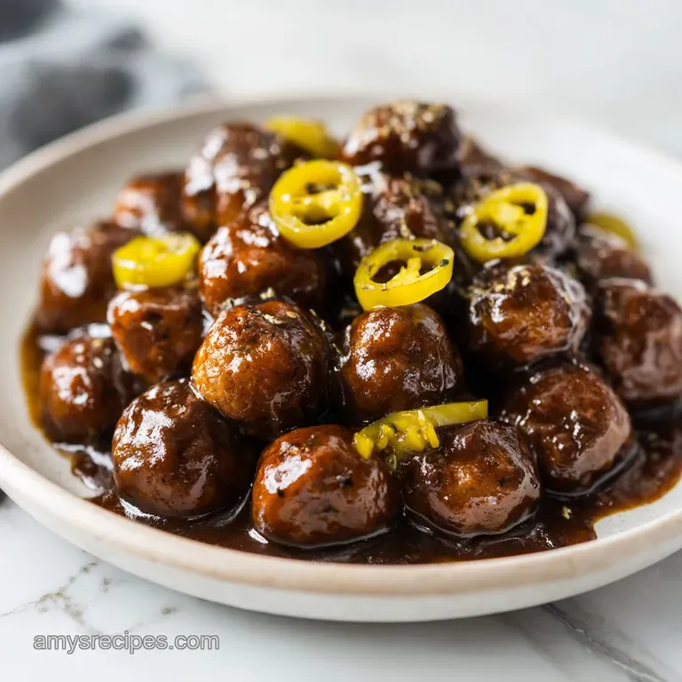 Mississippi Meatballs: Savory and Tangy