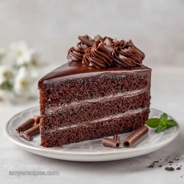 Moist Triple Chocolate Cake: Rich and Fudgy