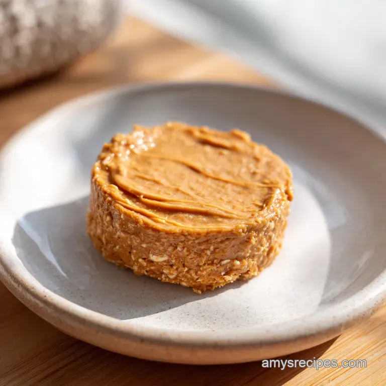 Neatly arranged energy bites dusted with cocoa powder on a white ceramic plate.