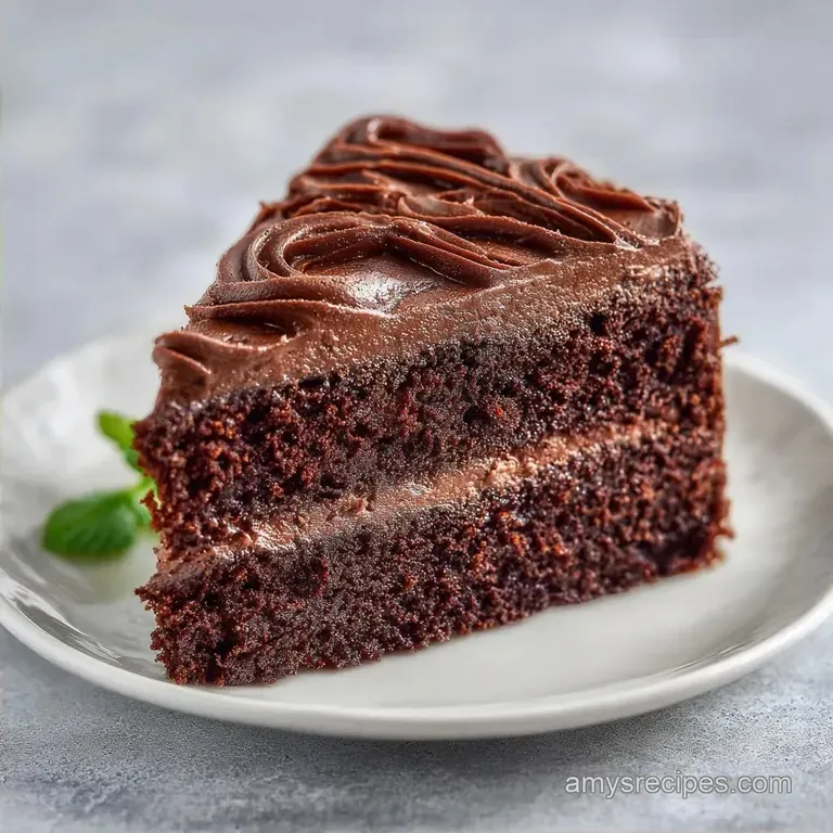 Quick Chocolate Birthday Cake: Rich and Moist
