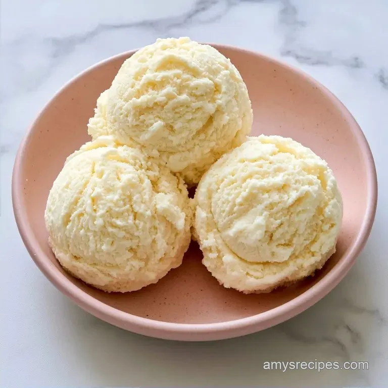 Simple Ice Cream Maker Recipe with Vanilla
