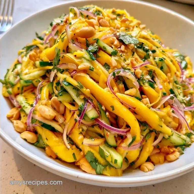 Spicy Mango Salad with Roasted Peanuts